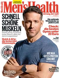 Die neue Men's Health – mit Ryan Reinolds auf dem Cover