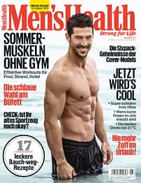 Das Cover der August-Ausgabe 2017 von Men's Health