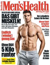 Die Oktober-Ausgabe der Men's Health