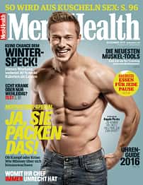 Men's Health 12/2015 mit Titelheld Angelo Picoto