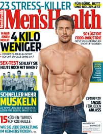Die Titelseite der November-Ausgabe 2013 mit dem Gewinner des Cover-Model-Contest 2013