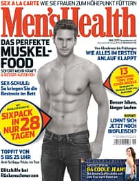 Covermodel der Men's Health Mai-2013-Ausgabe