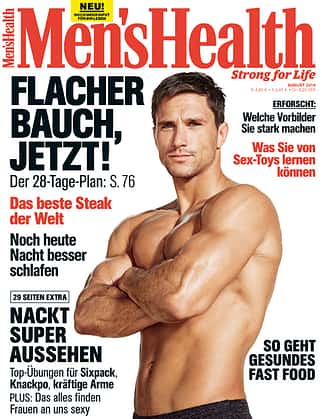 Die Men's Health August-Ausgabe Die Men's Health August-Ausgabe