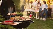 Grillfleisch auf einem Grill