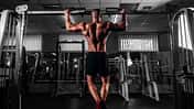 Back,View,Of,Muscular,Man,Doing,Pull,Up,On,Horizontal