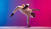 Breaking Mann beim Breakdance