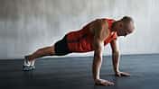 Workout,,Muscular,And,Man,Doing,Push,Up,For,Exercise,,Health