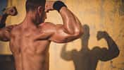 Handsome muscular man