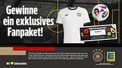 Gewinnspielseite mit abgebildetem Trikot