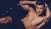 Man exercise at the gym
