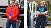 Sven hat erfolgreich abgenommen. Vorher wog er 121 Kilo und nachher 93 Kilo