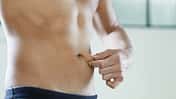 Folie um den Bauch hemmt die Transpiration