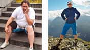 Vorher wog Roland 139 Kilo, nachher 93 Kilo