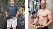 Christian wog vorher 118 Kilo, nachher 77 Kilo
