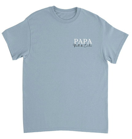 Papa T-Shirt blau Papa T-Shirt blau