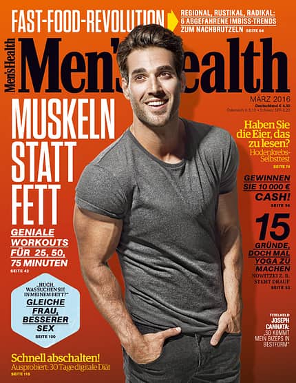 März-Ausgabe der Men's Health 2016 März-Ausgabe der Men's Health 2016