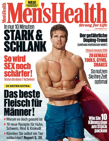 Die Men's Health September-Ausgabe 2016 Die Men's Health September-Ausgabe 2016