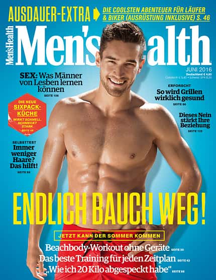 Das neue Men's Health 06/2016 ist da! Das neue Men's Health 06/2016 ist da!