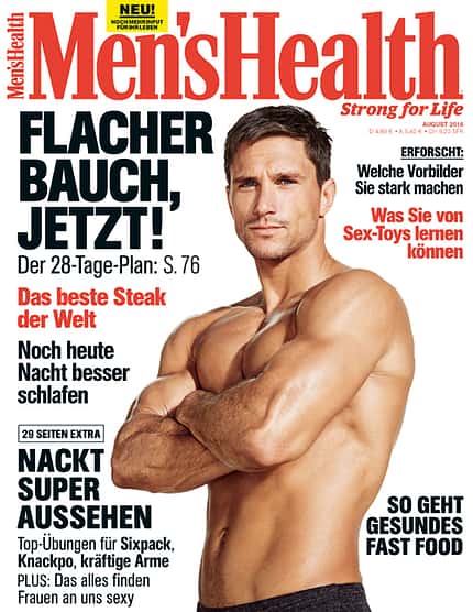 Die Men's Health August-Ausgabe Die Men's Health August-Ausgabe