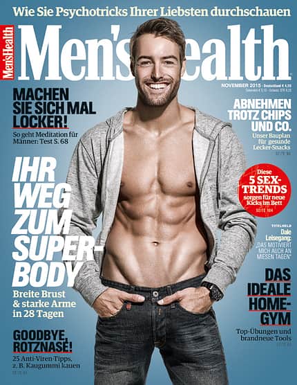 Die November-Ausgabe 2015 der Men's Health Die November-Ausgabe 2015 der Men's Health