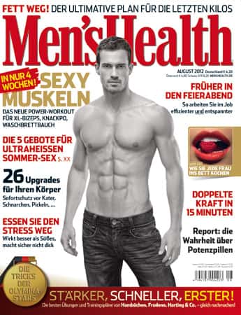 Die Cover-Männer von Men's Health Die Cover-Männer von Men's Health