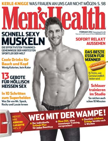 Die Cover-Männer von Men's Health Die Cover-Männer von Men's Health