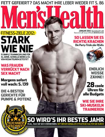 Die Cover-Männer von Men's Health Die Cover-Männer von Men's Health
