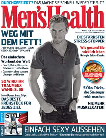 Die Cover-Männer von Men's Health Die Cover-Männer von Men's Health