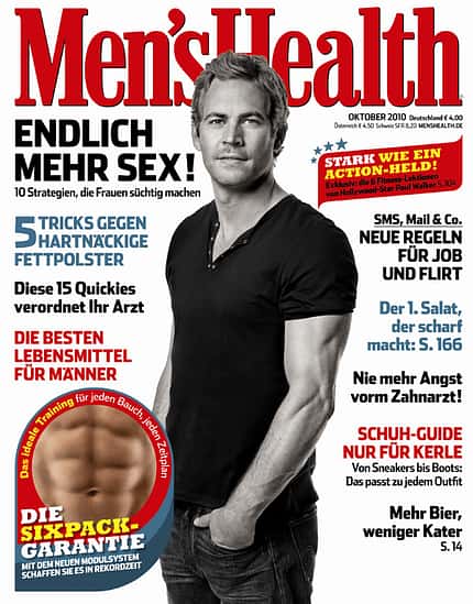 Die Cover-Männer von Men's Health Die Cover-Männer von Men's Health
