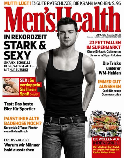 Die Cover-Männer von Men's Health Die Cover-Männer von Men's Health