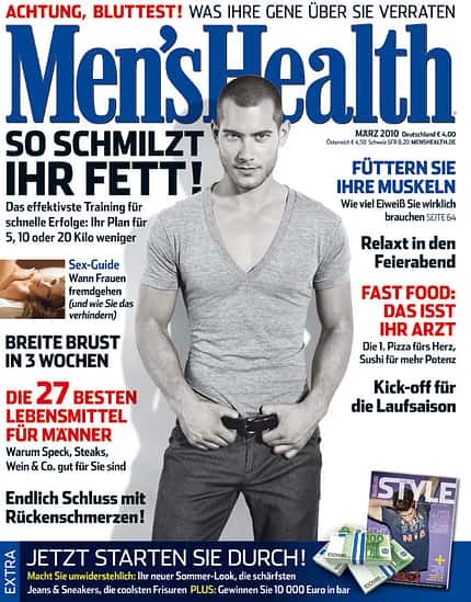 Die Cover-Männer von Men's Health Die Cover-Männer von Men's Health