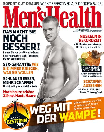 Die Cover-Männer von Men's Health Die Cover-Männer von Men's Health