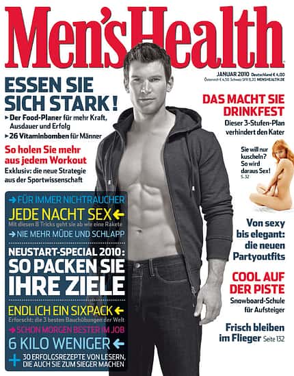 Die Cover-Männer von Men's Health Die Cover-Männer von Men's Health