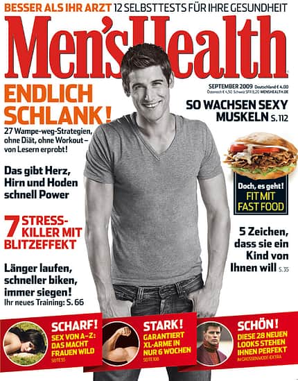 Die Cover-Männer von Men's Health Die Cover-Männer von Men's Health