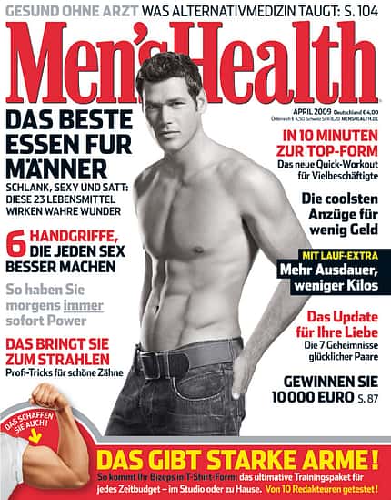 Die Cover-Männer von Men's Health Die Cover-Männer von Men's Health
