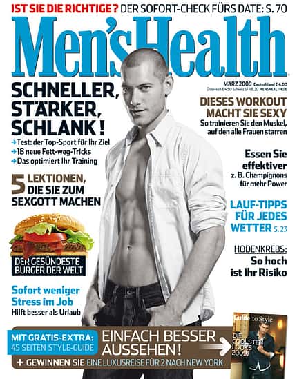Die Cover-Männer von Men's Health Die Cover-Männer von Men's Health