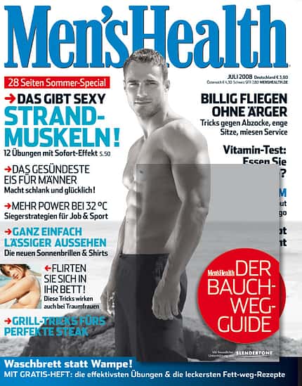Die Cover-Männer von Men's Health Die Cover-Männer von Men's Health