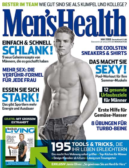 Die Cover-Männer von Men's Health Die Cover-Männer von Men's Health
