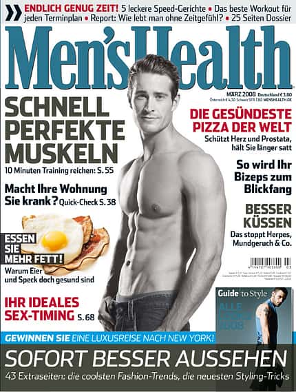 Die Cover-Männer von Men's Health Die Cover-Männer von Men's Health