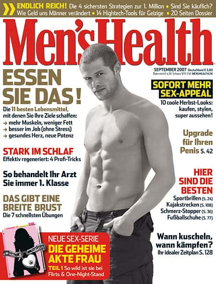 Die Cover-Männer von Men's Health Die Cover-Männer von Men's Health