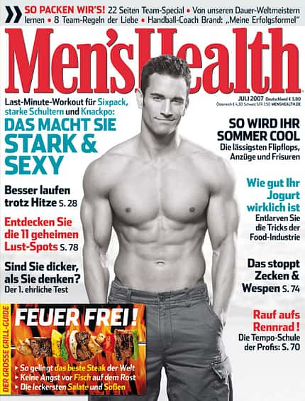 Die Cover-Männer von Men's Health Die Cover-Männer von Men's Health
