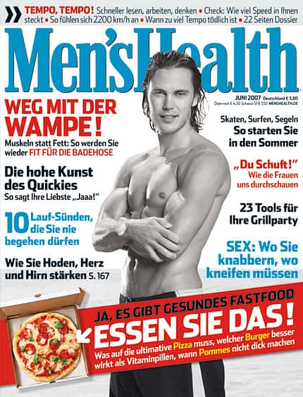 Die Cover-Männer von Men's Health Die Cover-Männer von Men's Health