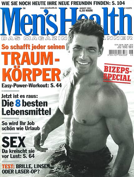 Die Titelseite der Ausgabe August 2001 Die Titelseite der Ausgabe August 2001