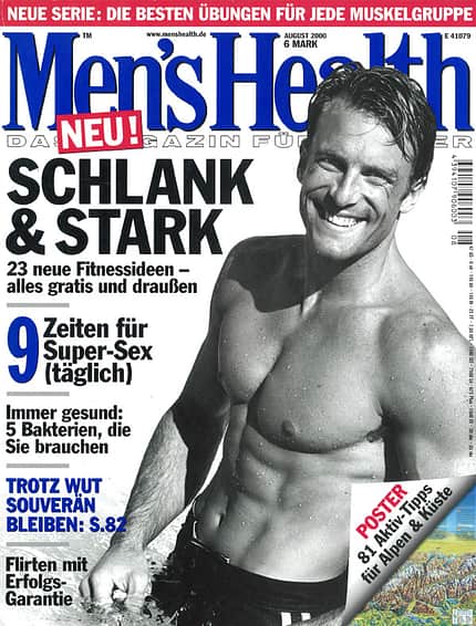 Die Titelseite der Ausgabe August 2000 Die Titelseite der Ausgabe August 2000