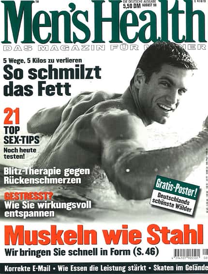 Die Titelseite der Ausgabe August 1998 Die Titelseite der Ausgabe August 1998
