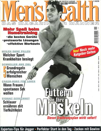 Die Titelseite der Ausgabe November 1997 Die Titelseite der Ausgabe November 1997