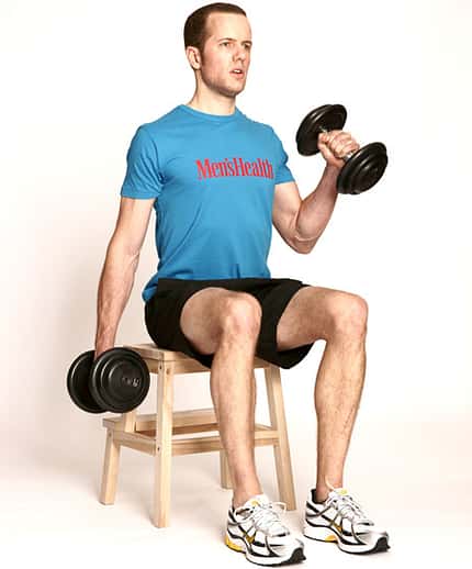 Hammer-Curls, sitzend Hammer-Curls, sitzend