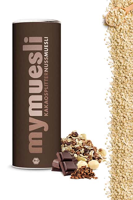 Kakaosplitter-Nuss-Müsli von mymuesli Kakaosplitter-Nuss-Müsli von mymuesli